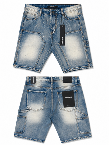 Kindred Rhinestone Denim Shorts