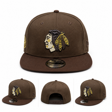 Chicago Blackhawks Brown 9FIFTY Snapback