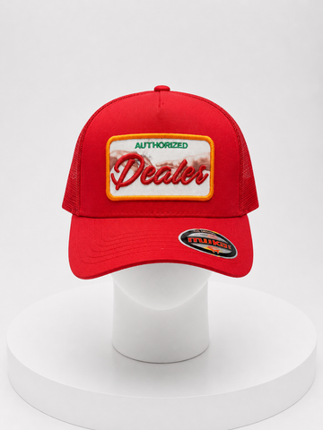 Authorized Dealer Red Trucker Hat