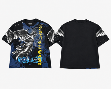Fearless Guardian Angel Graphic T-Shirt