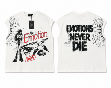 Emotion Graphic Sleeveless T-Shirt