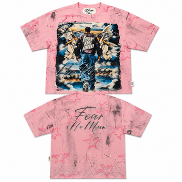 BKYS “Fear No Man” Graphic T-Shirt – Pink