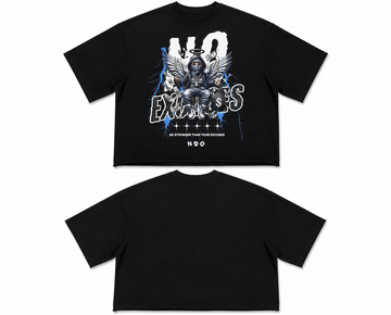 No Excuses Graphic T-Shirt – Oversized Streetwear Tee