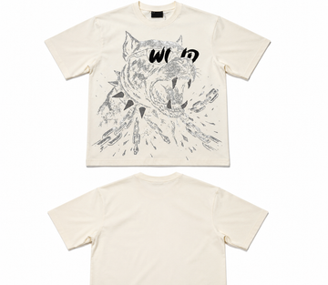 Wild Pitbull Graphic T-Shirt – Oversized Streetwear Tee