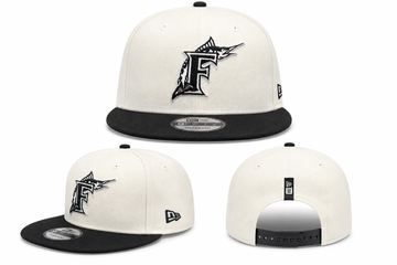 Florida Marlins New Era 9FIFTY Snapback – White/Black
