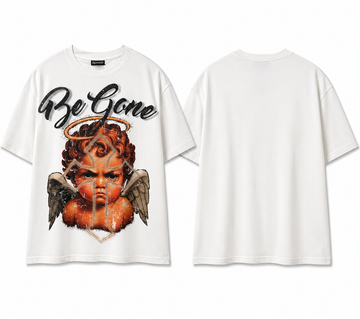 Be Gone Angel Graphic T-Shirt – Oversized Streetwear Tee