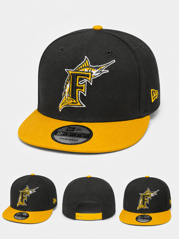 Florida Marlins Black & Gold 9FIFTY Snapback