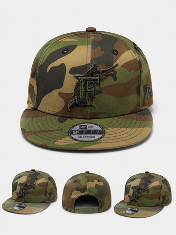 Florida Marlins “F” Snapback Cap Collection