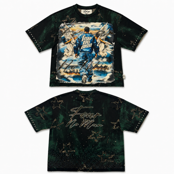 BKYS “Fear No Man” Graphic T-Shirt – Black/Green