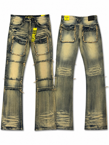 SPARK Distressed Utility Denim Jeans